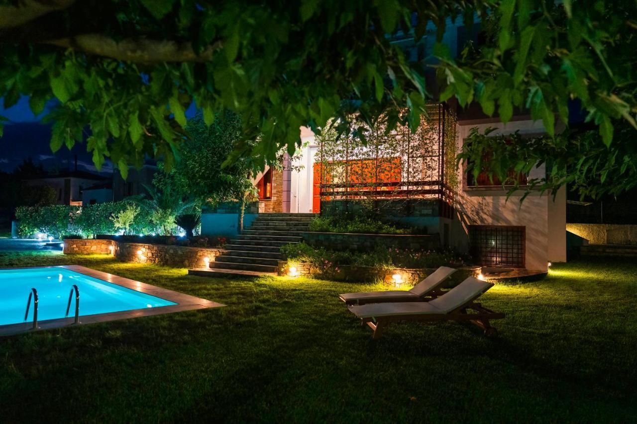 Chariklia'S House With Private Pool Βίλα Κάτω Λεχώνια Εξωτερικό φωτογραφία