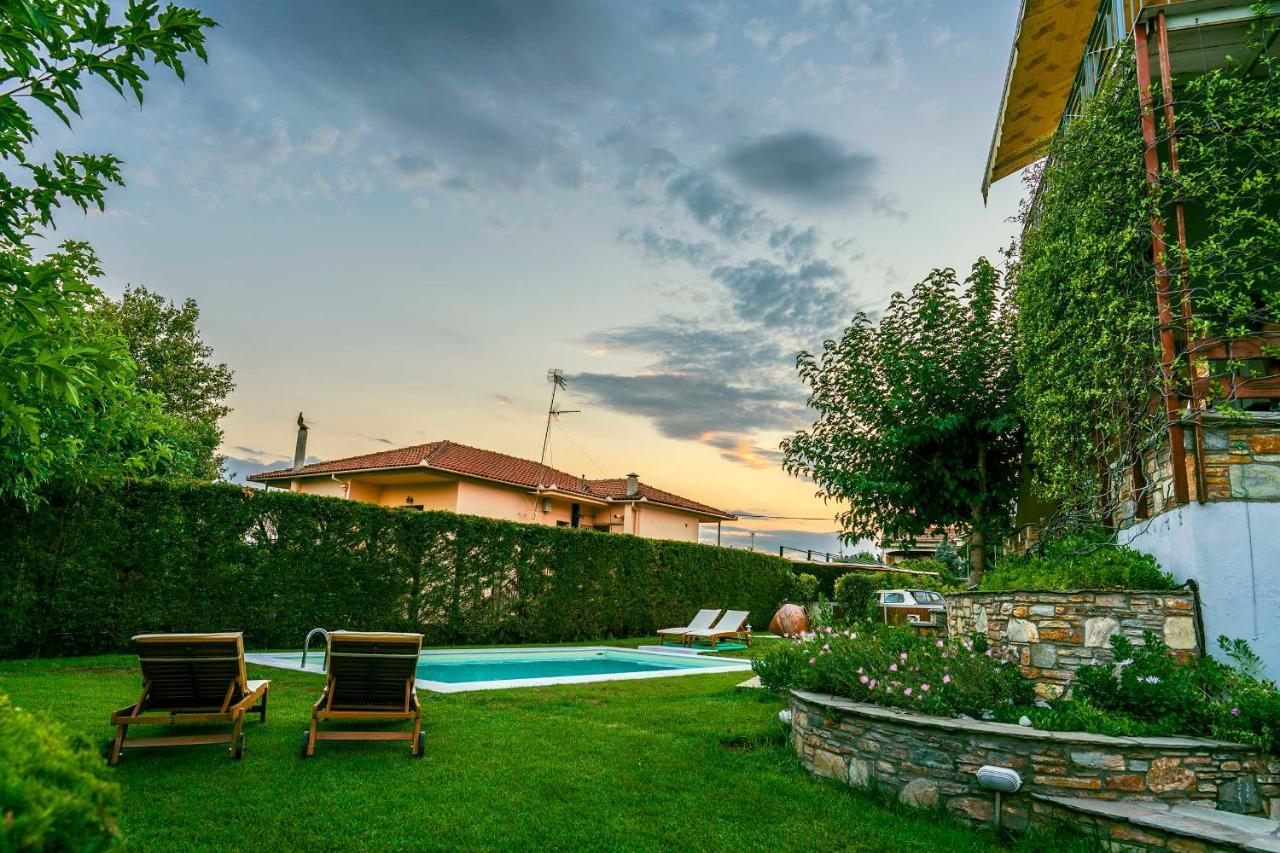 Chariklia'S House With Private Pool Βίλα Κάτω Λεχώνια Εξωτερικό φωτογραφία